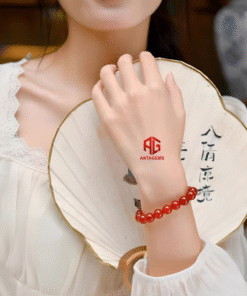 Alternative view of Vòng Tay Đá Mã Não Đỏ 10li