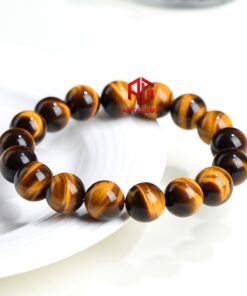 Alternative view of Vòng Đá Mắt Hổ Vàng Nâu 10li